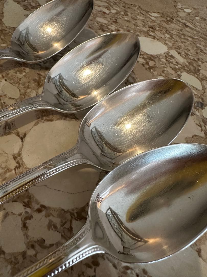 クリストフル　パール　スプーン4本セット