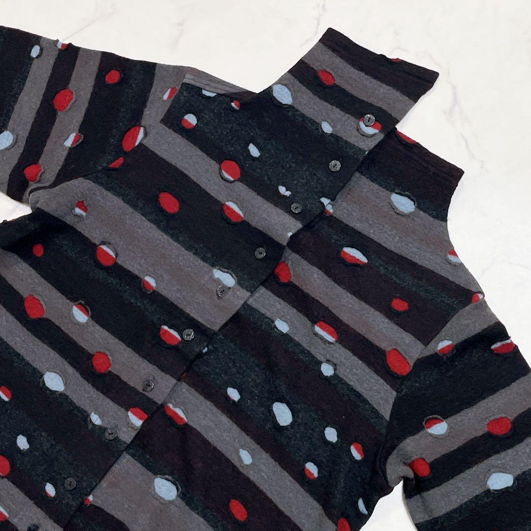 c*a様 美品✨慈雨 センソユニコ 変形カーディガン ドット はおり40