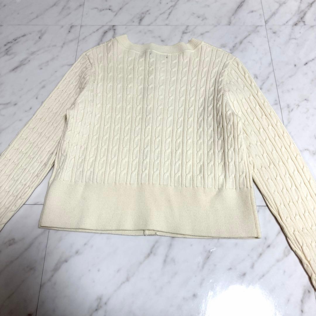 【美品】2024✨️完売品 アニュアンス リトル ケーブル ニット カーディガン