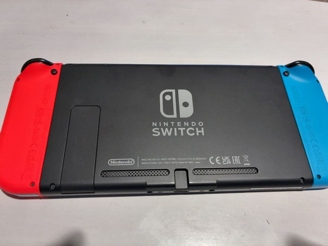 【美品】 Nintendo Switch 本体 ネオンブルー/レッド 完備品