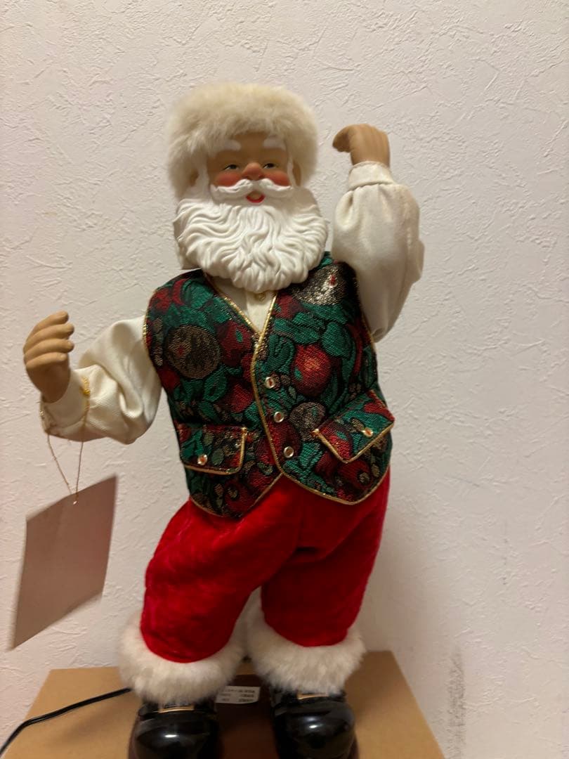 サンタクロース人形2体セット　ロッキンアラウンド　ジングルベルロックサンタ2体