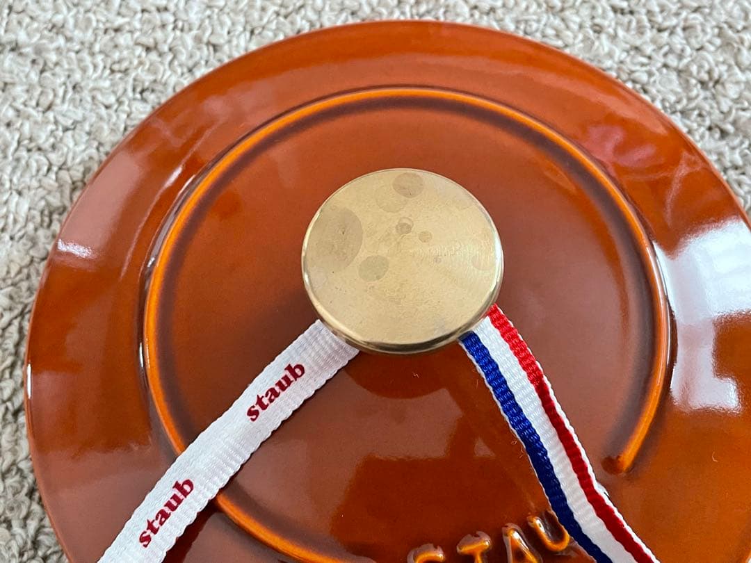 本体美品　staub ストウブ　ココットデゴハン　シナモン　16cm