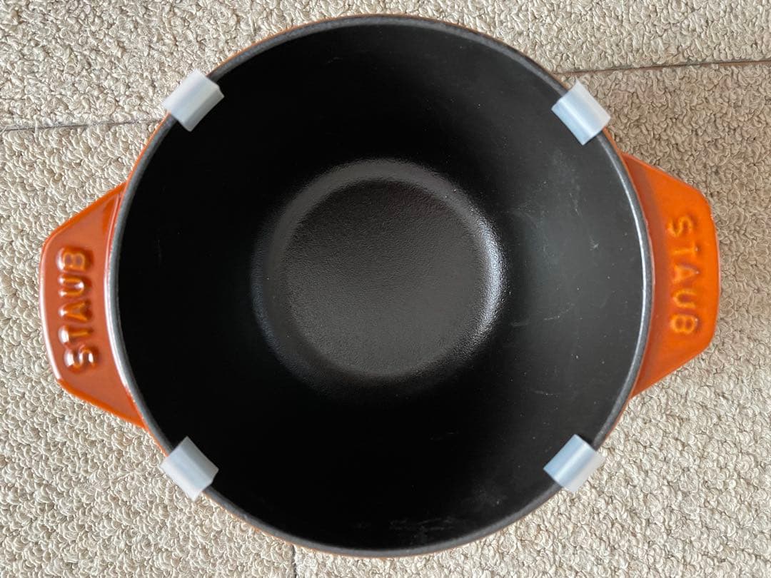 本体美品　staub ストウブ　ココットデゴハン　シナモン　16cm