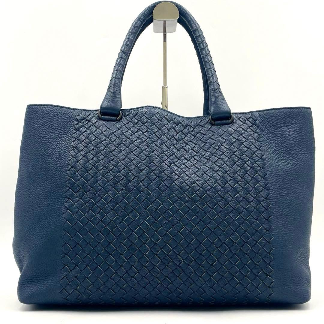 【極美品】ボッテガ ヴェネタ イントレチャート トートバッグ ラムレザービジネス