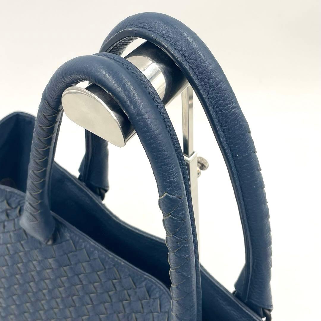 【極美品】ボッテガ ヴェネタ イントレチャート トートバッグ ラムレザービジネス