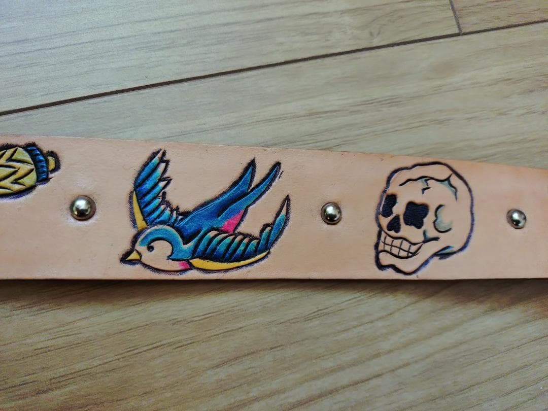 32インチ タトゥーデザインベルト グラッドハンド ジェラード グッドロッキン