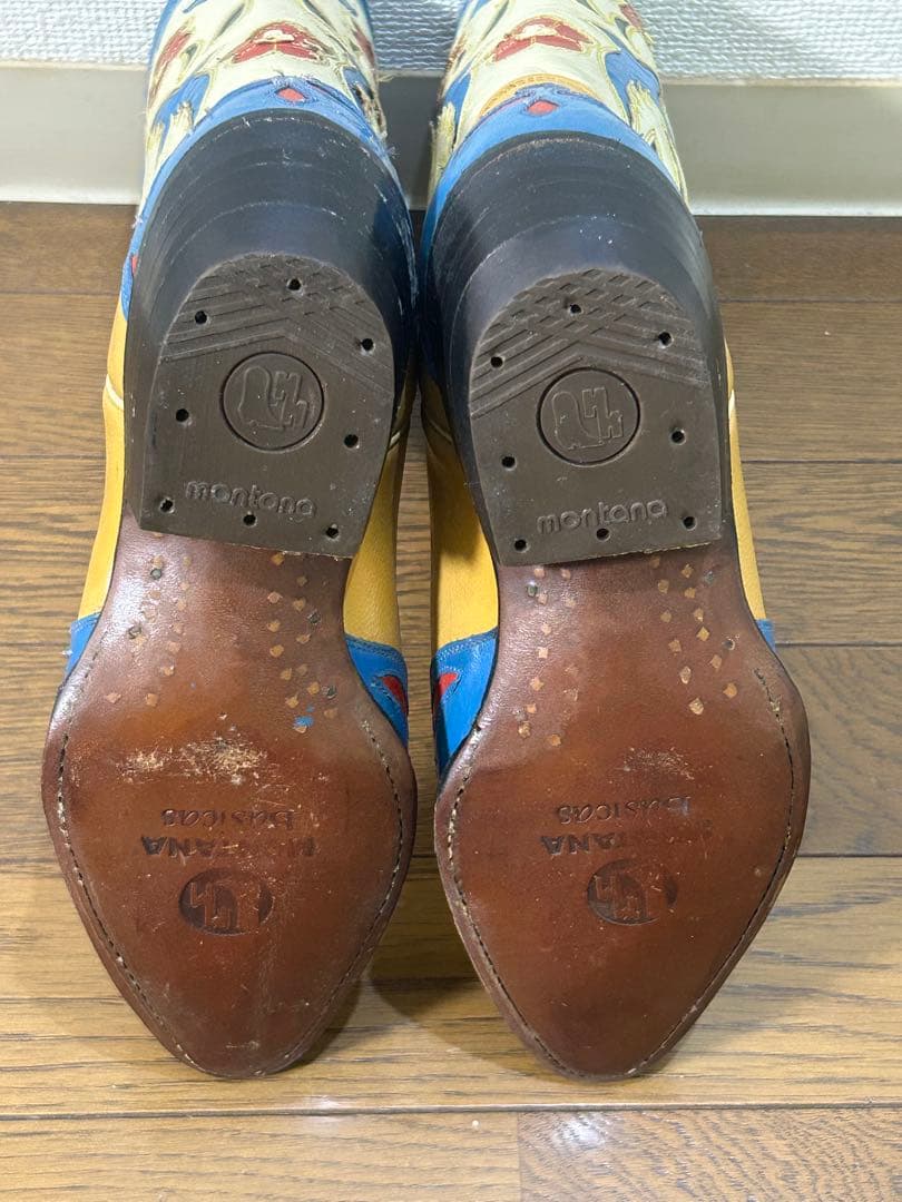 Montana ウエスタンブーツ 花柄 ハート柄