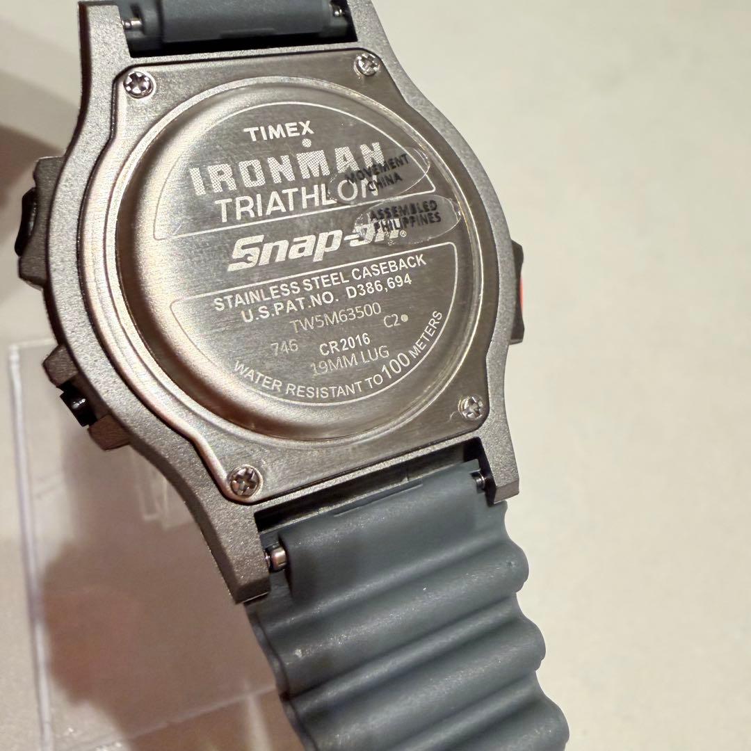 未使用級美品 TIMEX IRONMAN Snap-on 8LAP コラボ