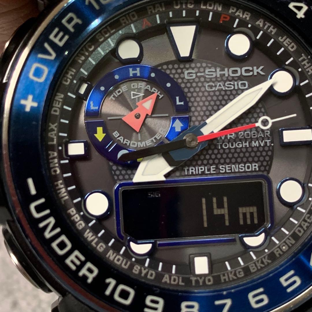 時計 CASIO G-Shock GULFMASTER GWN-1000B BLUE