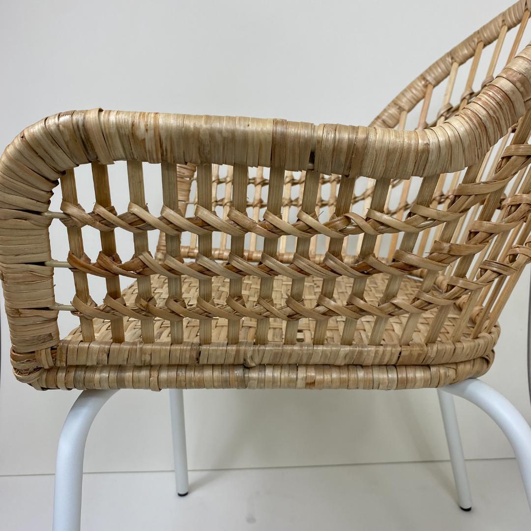 IKEA NILSOVE ニルソーヴェ イス ラタン ダイニングチェア ガーデン