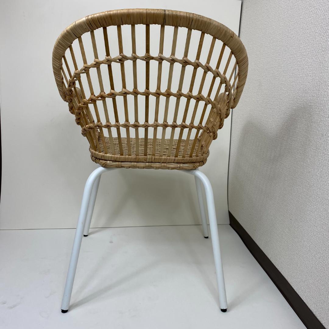 IKEA NILSOVE ニルソーヴェ イス ラタン ダイニングチェア ガーデン