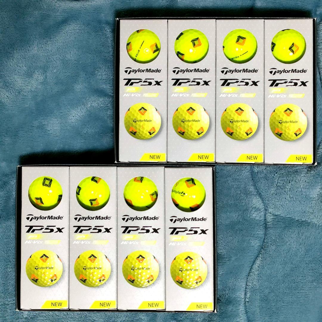 【新品】テーラーメイド TP5x pix イエロー 2ダース 2024年モデル