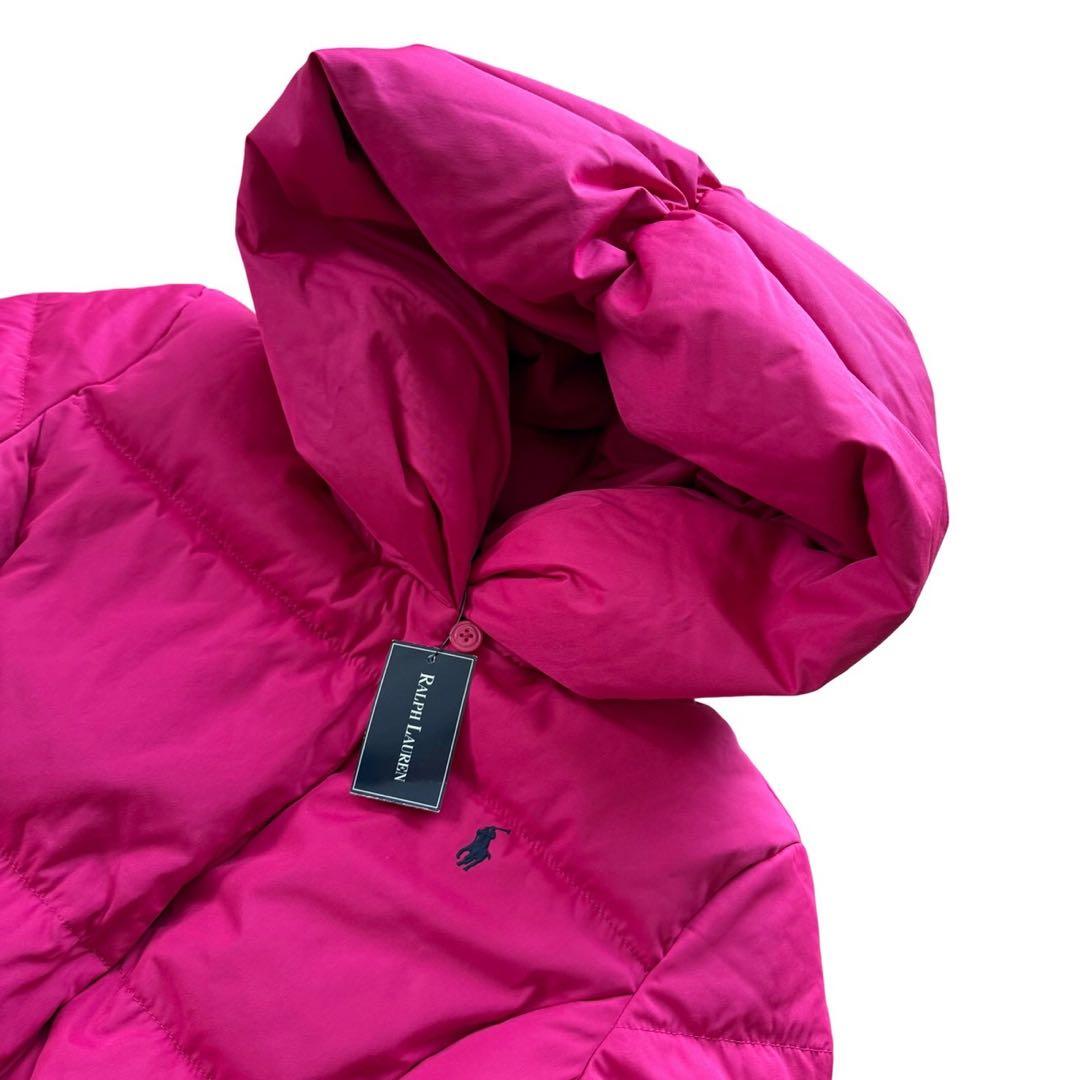 タグ付き ラルフローレン ダウンジャケット フリル ピンク 160 S相当