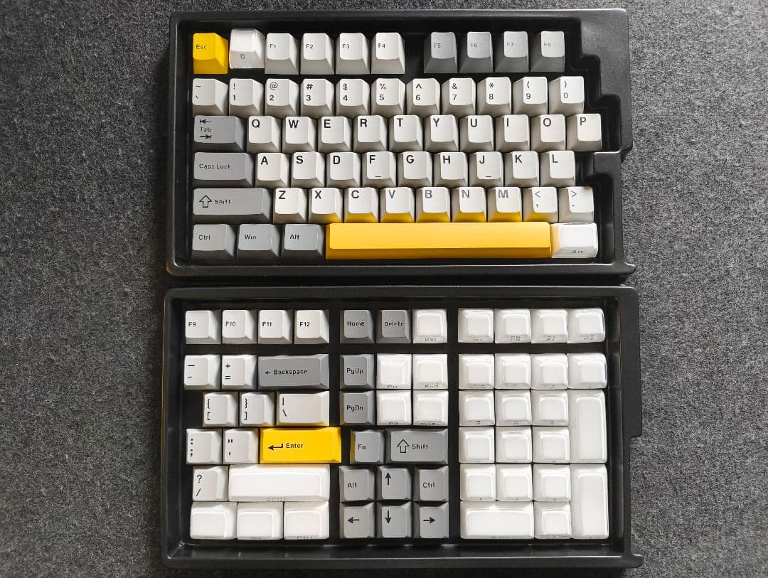 A.JAZZ AK820 Proメカニカルキーボード+クリスタルキーキャップ