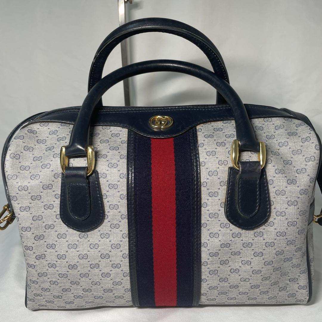 GUCCI グッチ ミニボストン　ショルダー 2way シェリーライン バッグ