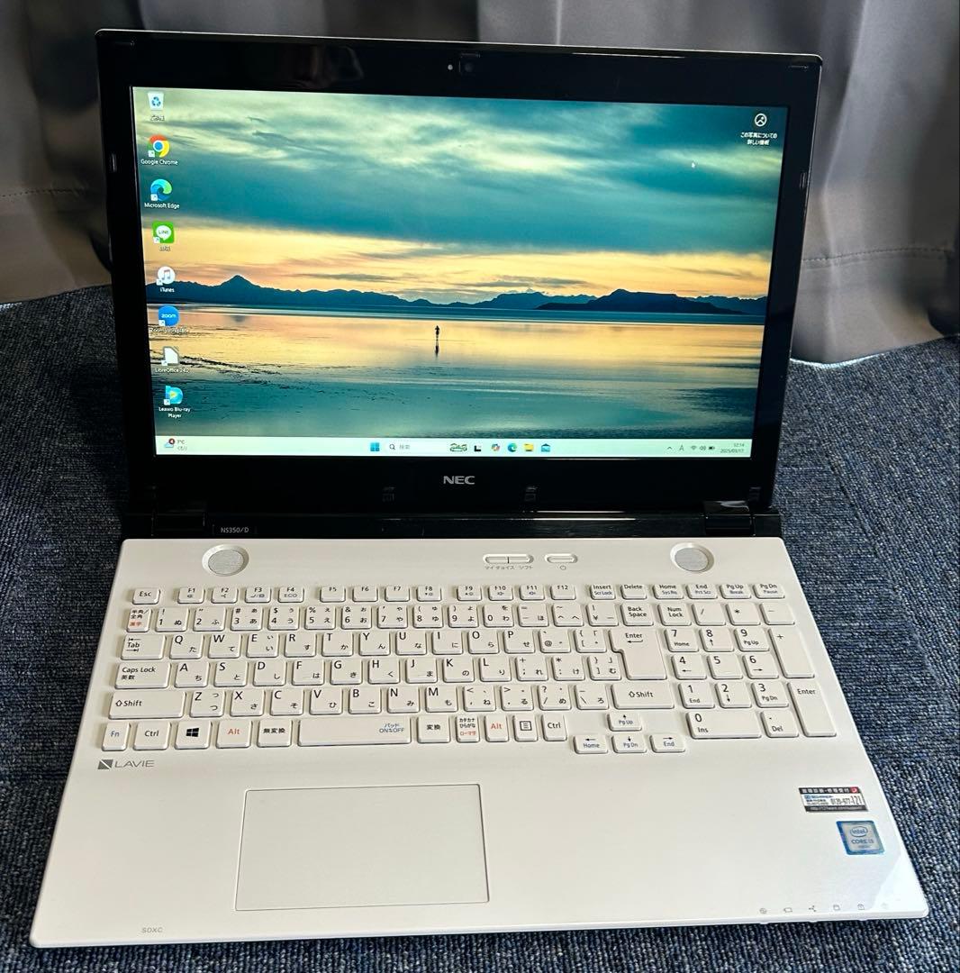 NEC ノートパソコン Lavie PC-NS350DAW-Y SSD 4GB