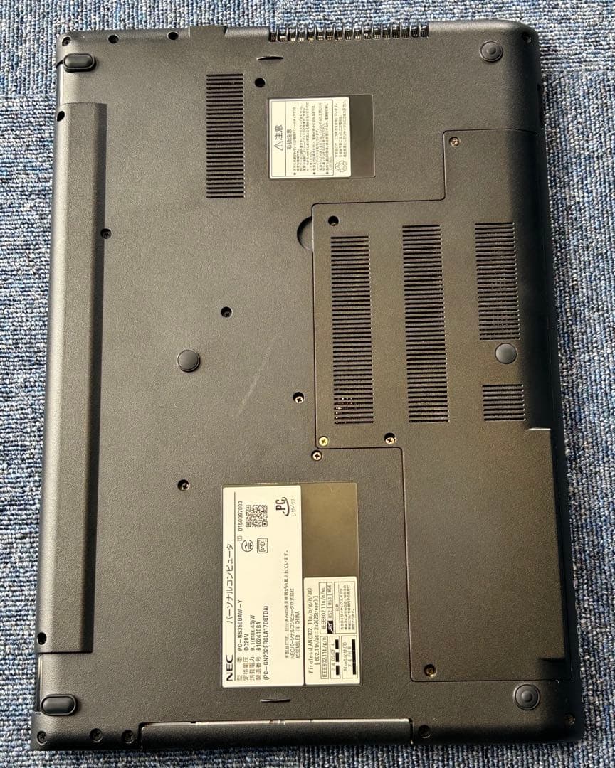 NEC ノートパソコン Lavie PC-NS350DAW-Y SSD 4GB