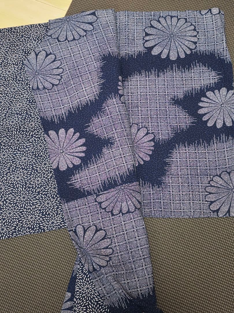 【オトナの浴衣×半巾帯セット】