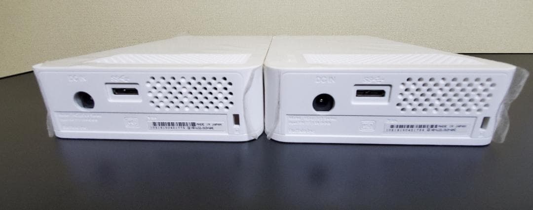 【動作確認済】BUFFALO 外付けHDD 2TB 白 2台セット USB3.0