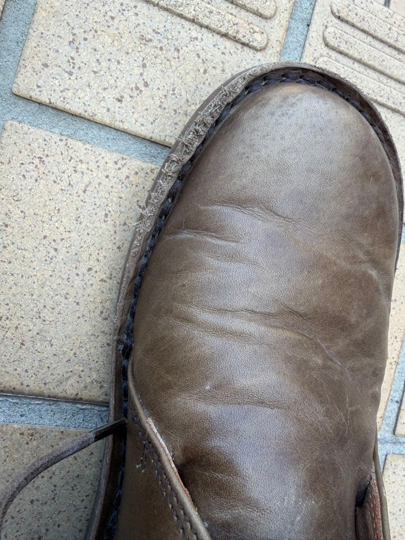 trippen 39 カーキ　レザーブーツ