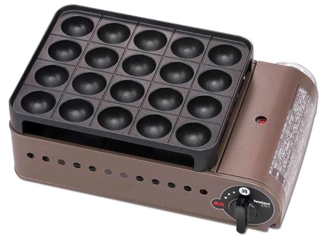 たこ焼き器 20穴 ブラウン