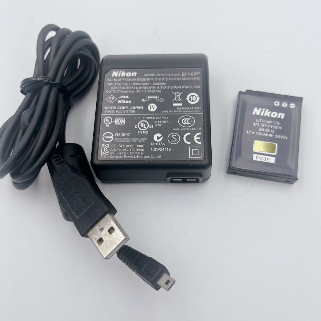 【極美品】Nikon ニコン COOLPIX S9100 クールピクス ブラック