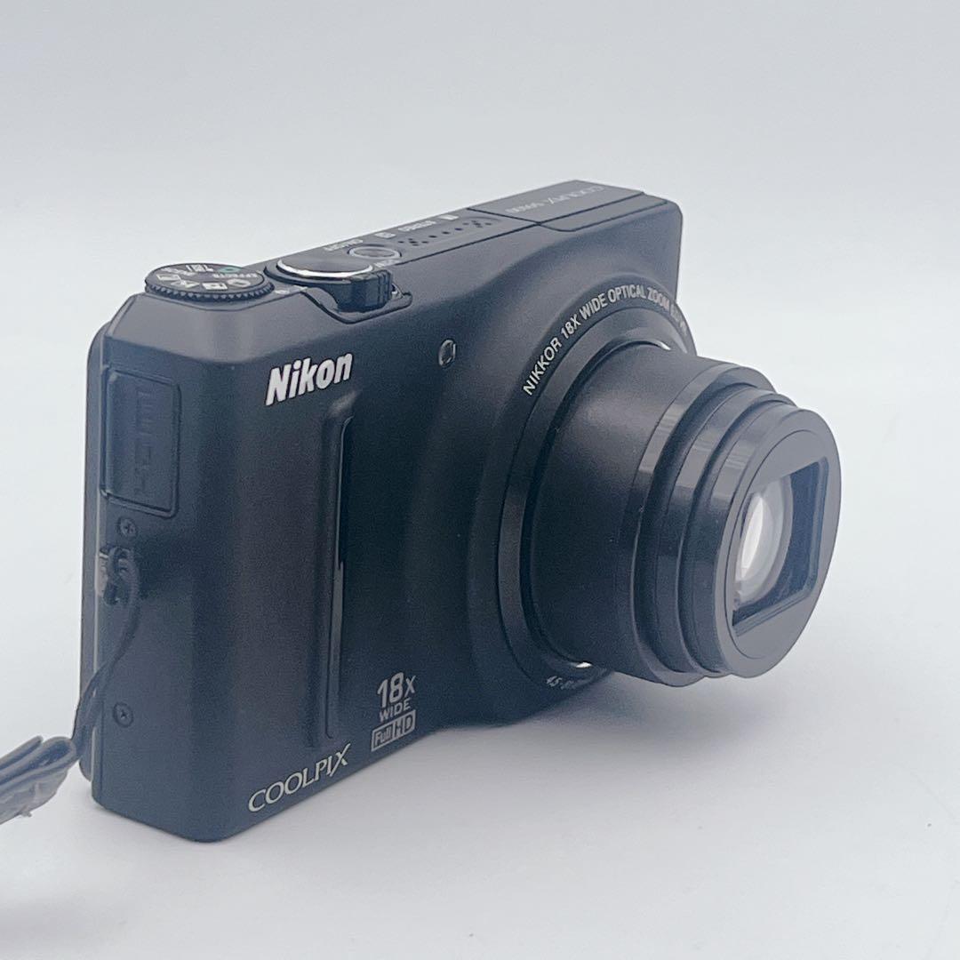 【極美品】Nikon ニコン COOLPIX S9100 クールピクス ブラック