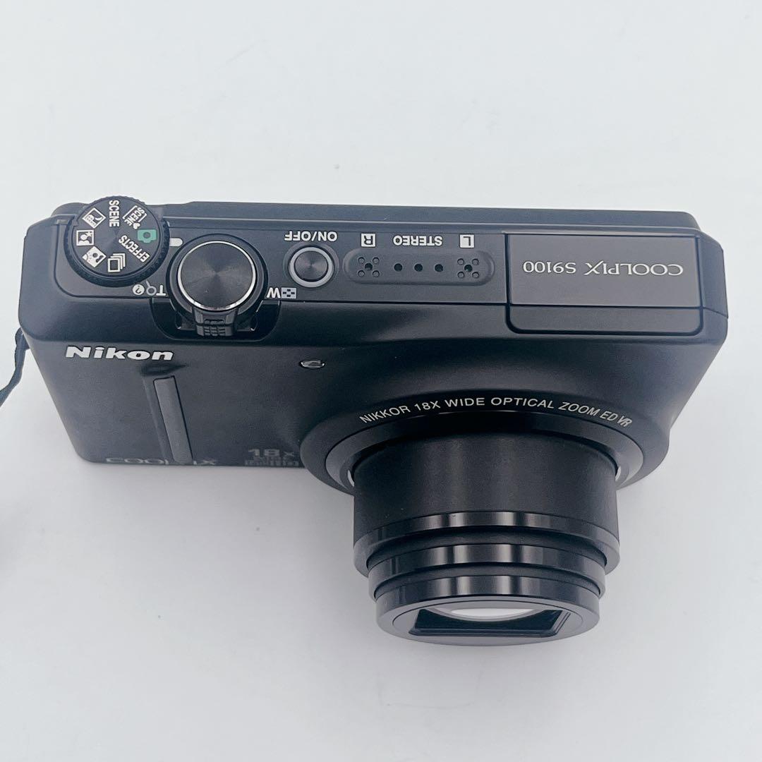 【極美品】Nikon ニコン COOLPIX S9100 クールピクス ブラック