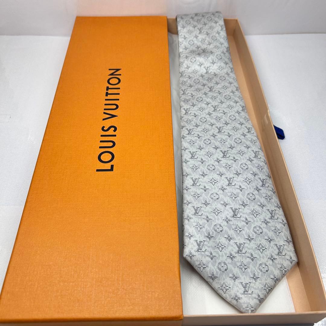 LOUIS VUITTON ルイヴィトン 極美品 ネクタイ モノグラム レア