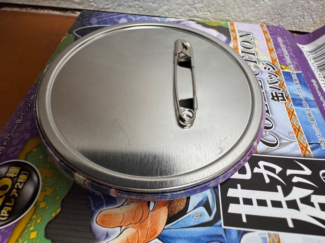 ヒカルの碁　小畑健展　缶バッジ　ヒカル＆藤原佐為