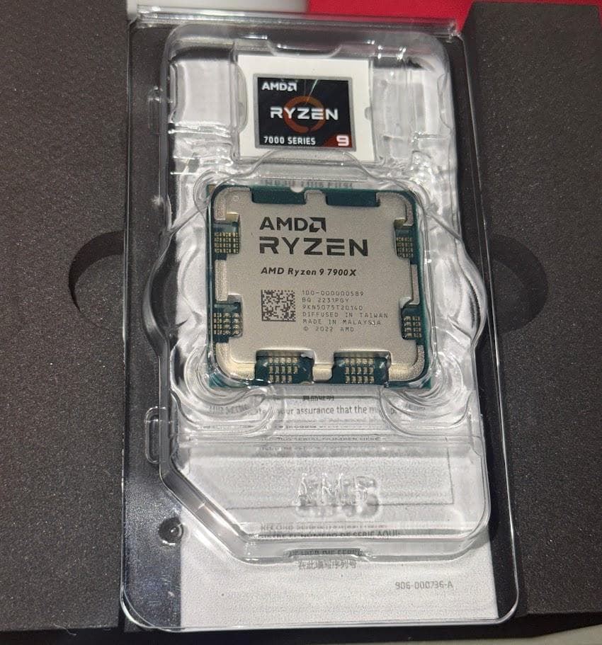 CPU AMD Ryzen 9 7900X