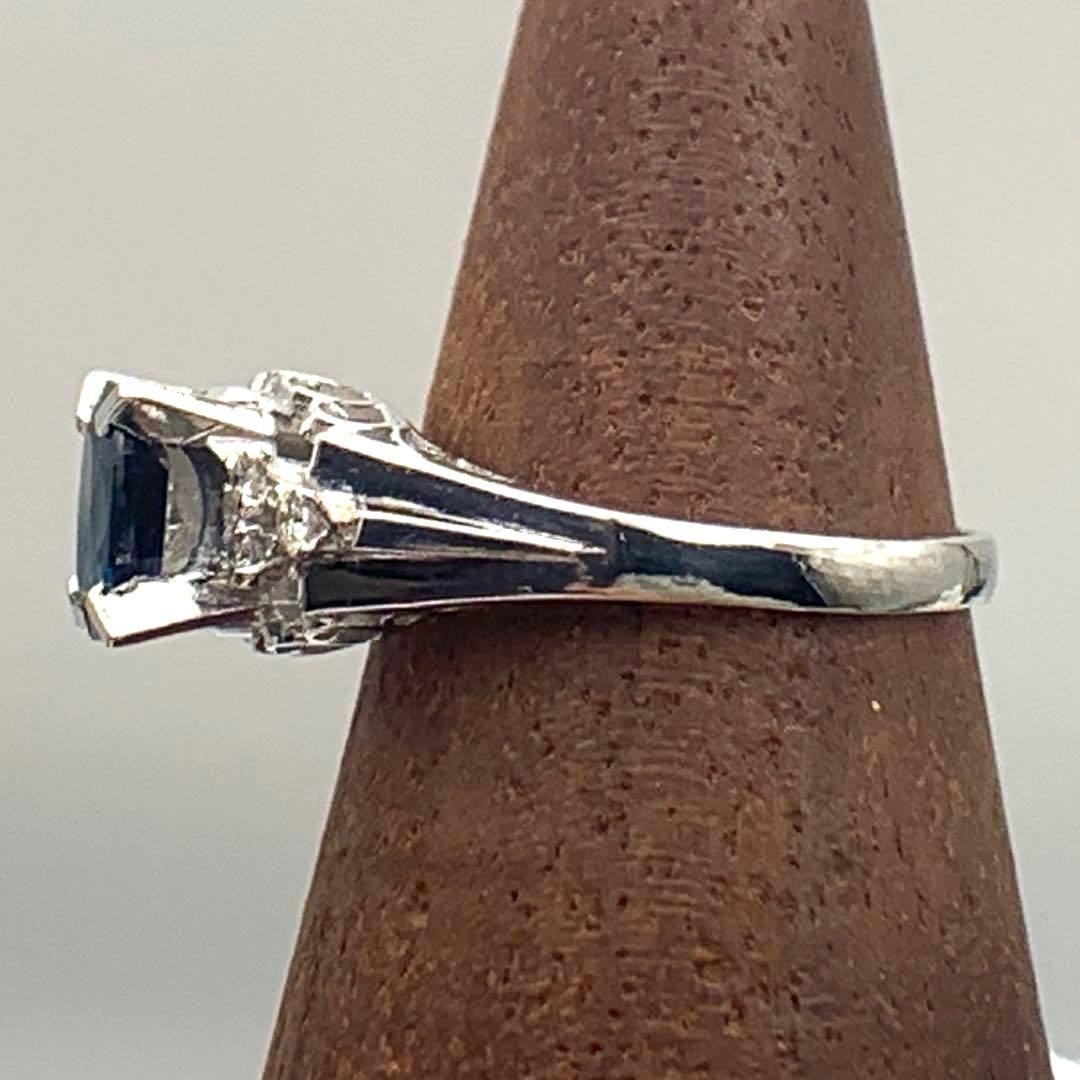 専用　　天然サファイアダイヤモンドプラチナリング PT900 8号 2.8g