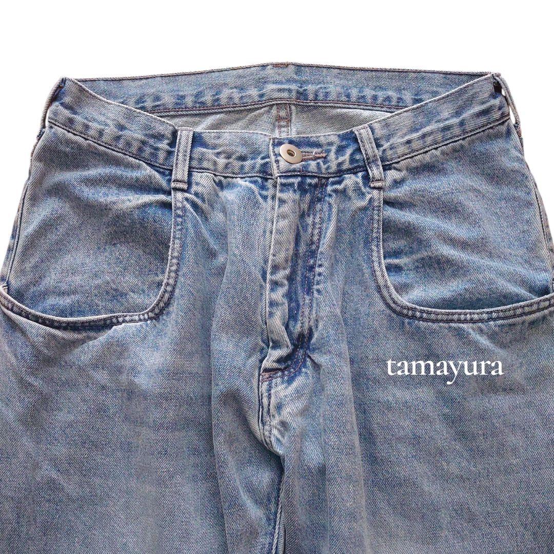 美品 WhimGazette ウィムガゼット/ポケットデニムパンツ USED加工