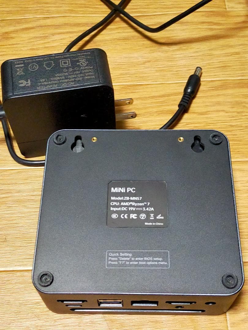 ミニPC AMD Ryzen 7 5700U 8コア16 4.3GHz16GB