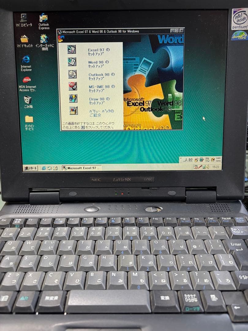 NEC PC-LV16CWSCAF1 Windows98ノートPC