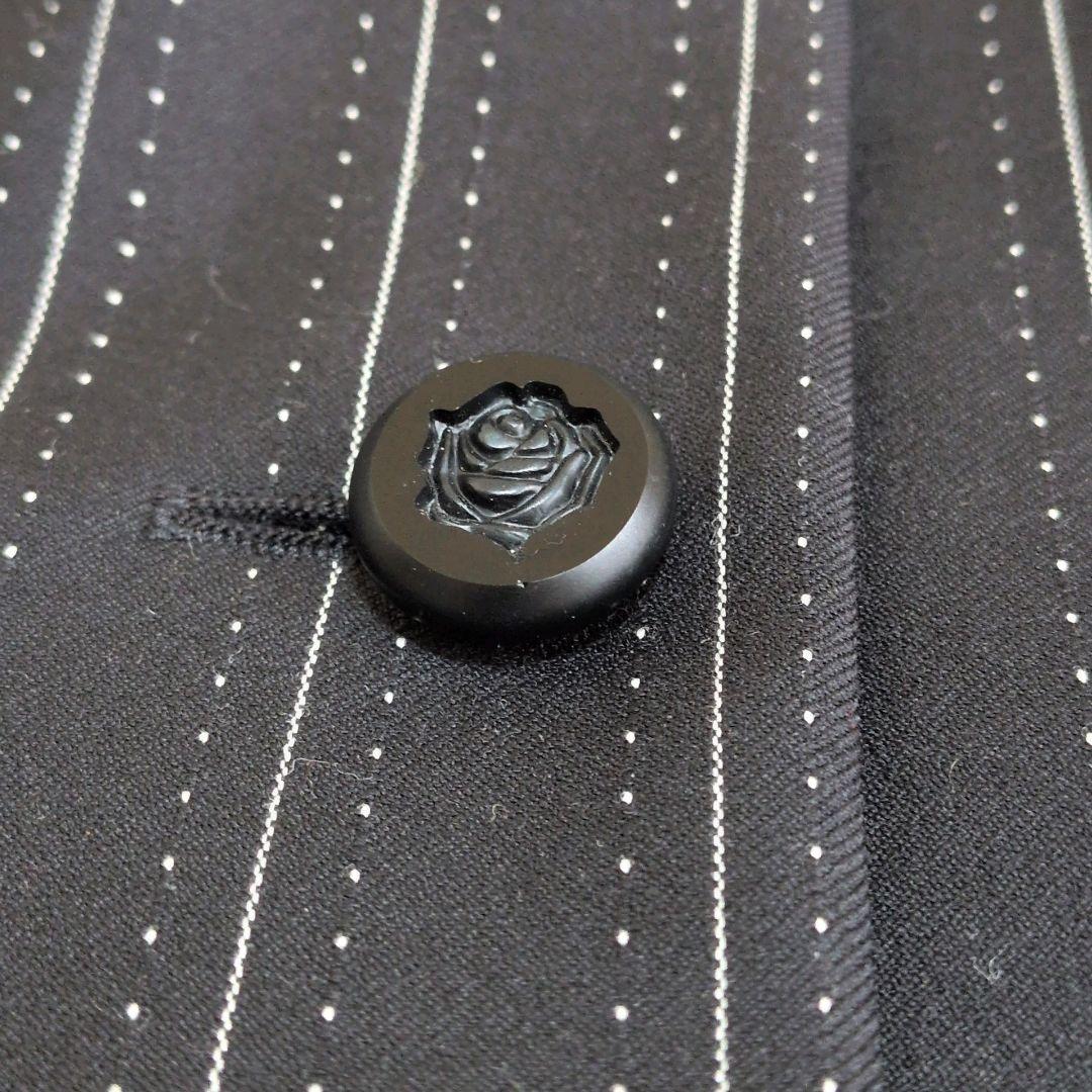 美品✨エスカーダ スーツ セットアップ 刺繍 ブラック ピンク