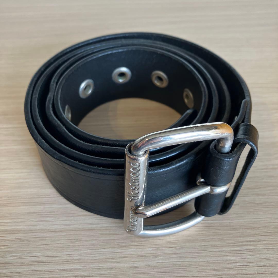 ヴィヴィアンウエストウッド　レザーベルト　ブラック