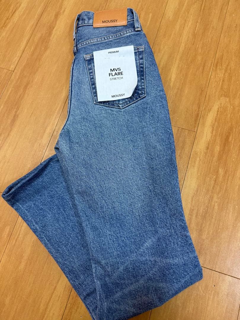 【新品】マウジーエムブイエスフレアパンツ24インチ