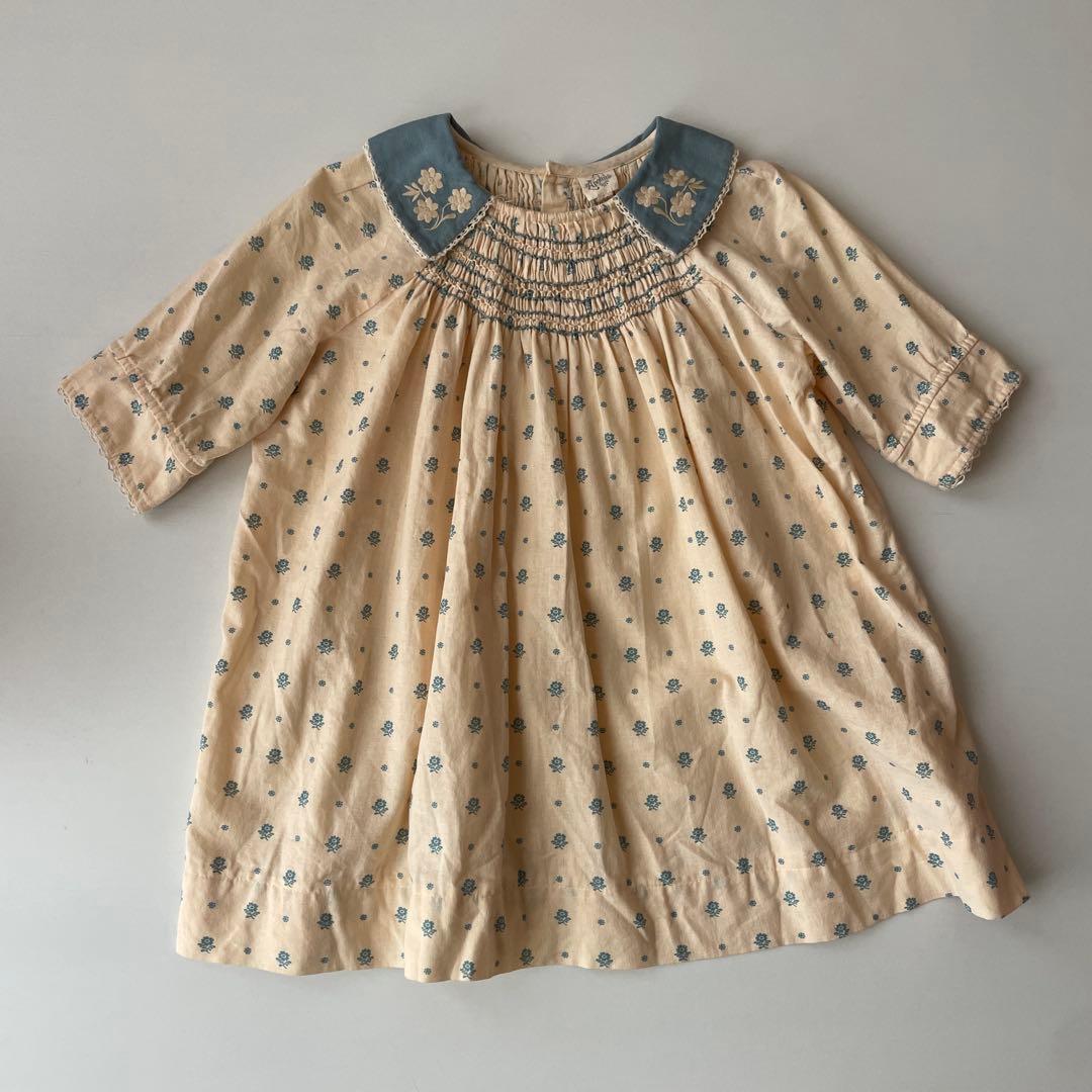 美品 apolina kids ワンピース 5-7y