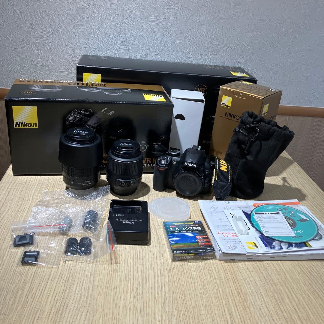 Nikon D3100 200MMダブルズームキット