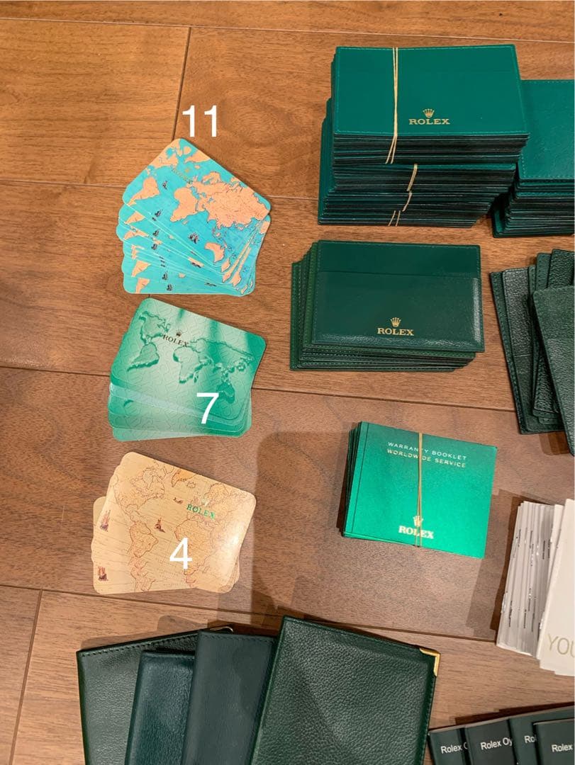 ROLEX カード　冊子　大量セット