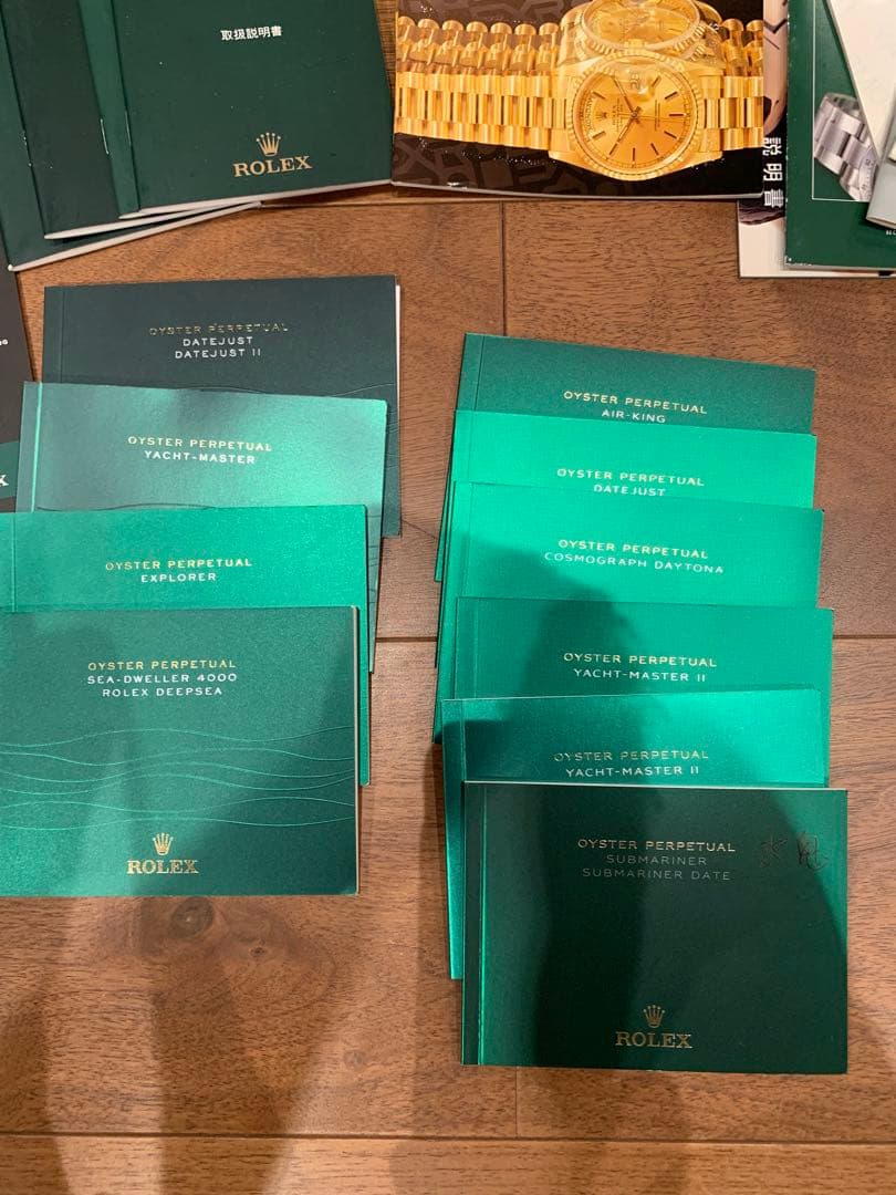 ROLEX カード　冊子　大量セット