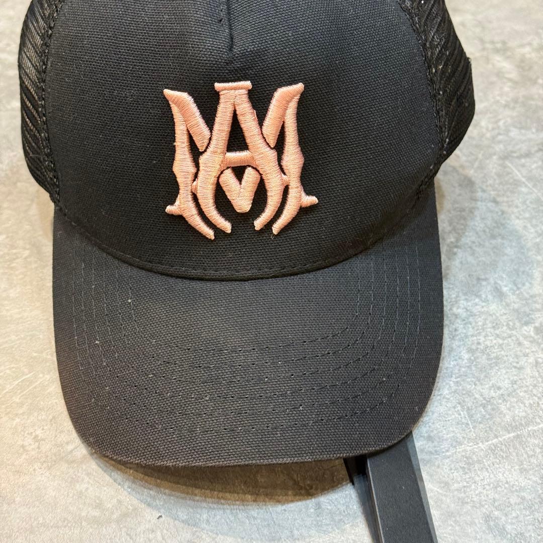 ゆ*ま様 【300円オークション】AMIRI MA TRUCKER HAT CA
