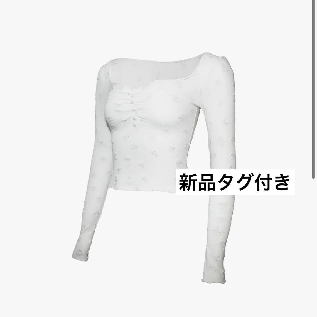 本日限定　embroidery thermal tops