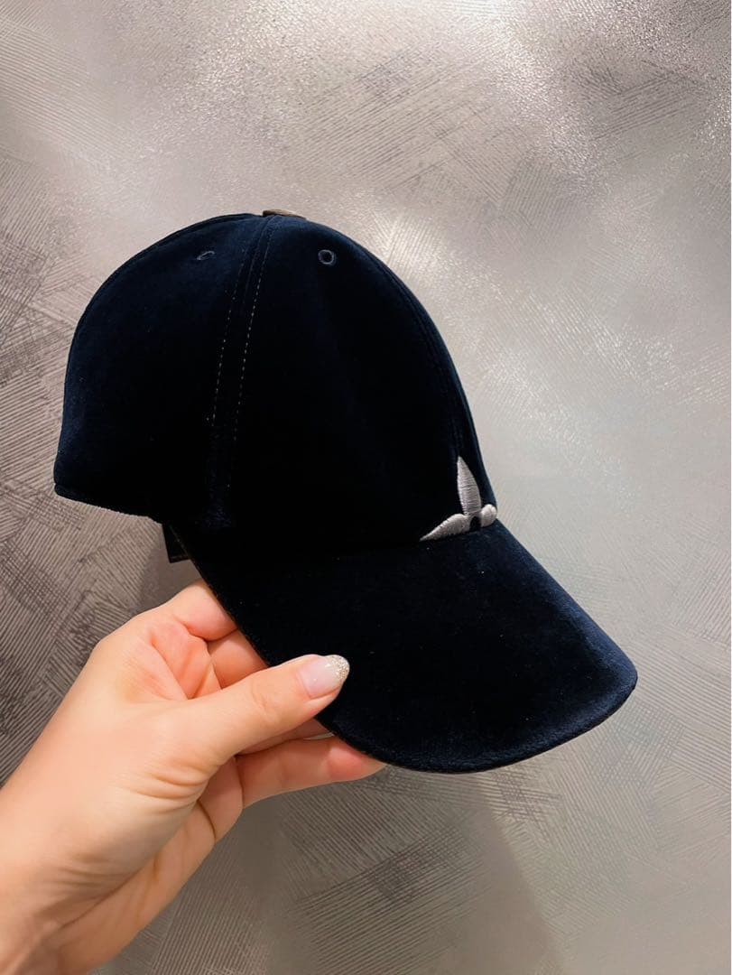 最終価格！ LOUIS VUITTON モノグラム ベロア キャップ