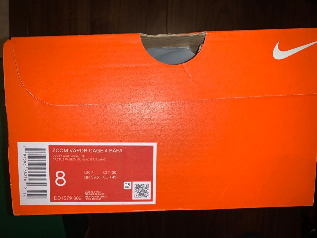 川*大様 ナイキ　テニスシューズ26cm ナダル　ZOOM VAPOR CAGE