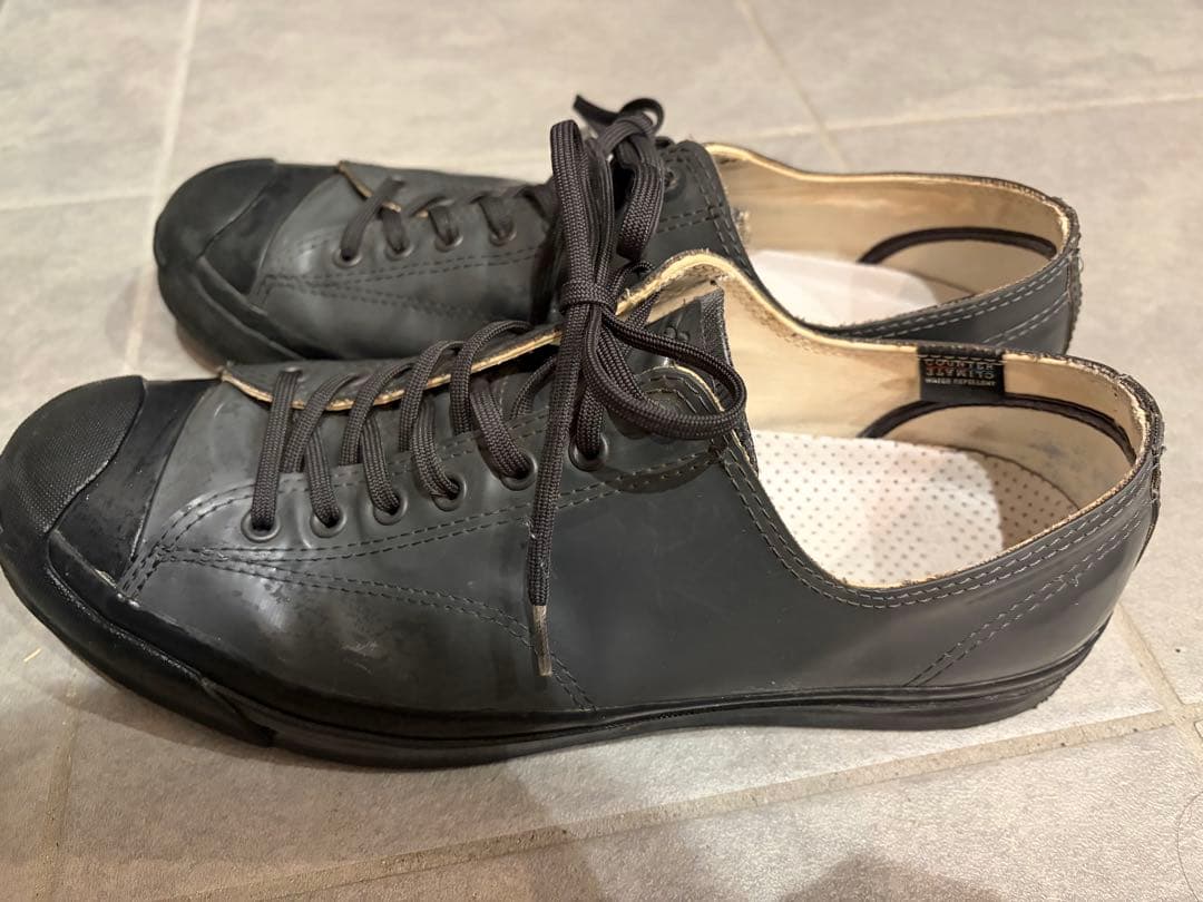 廃盤希少counter climateコンバースジャックパーセル　オールブラック