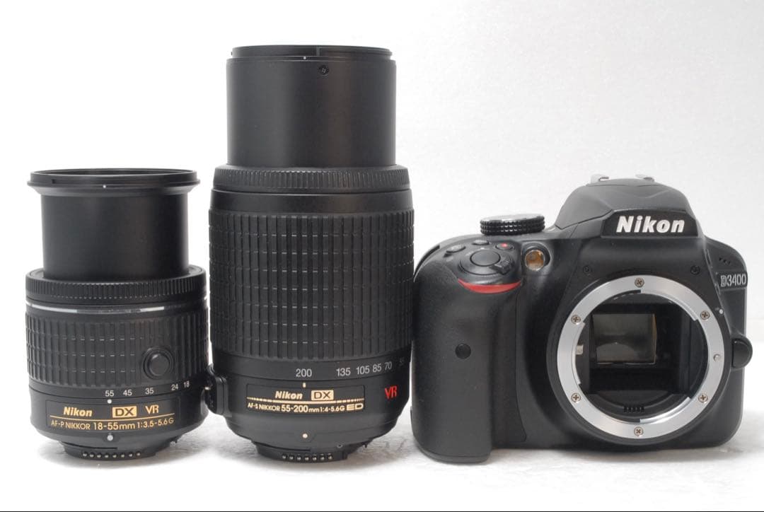 tr12.2 様フォロー割_Nikon D3400❤️ダブルレンズニコン 一眼レフ