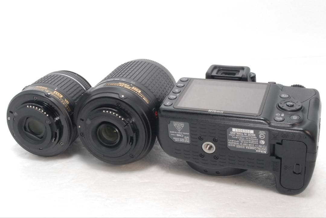 tr12.2 様フォロー割_Nikon D3400❤️ダブルレンズニコン 一眼レフ