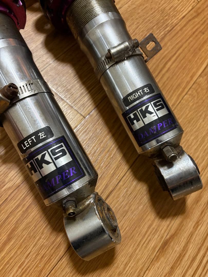 HKS 車高調 2本 抜け固着無し17クラウン チェイサー マークII クレスタ